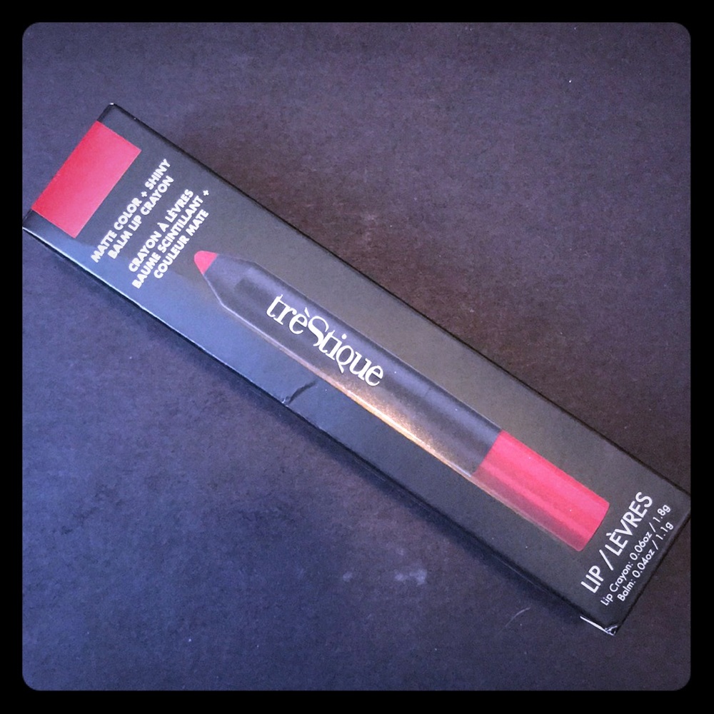 trèStique Matte Color+ShinyBalm Lip Crayon- 2in1!!